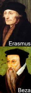 Desiderius Erasmus en Theodorus Beza
